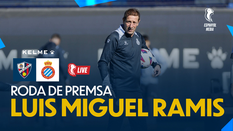 Thumbnail for entry 🔴 LIVE | 🎥 Rueda de prensa de Luis Miguel Ramis previa al Huesca 🆚 Espanyol | #EspanyolMEDIA