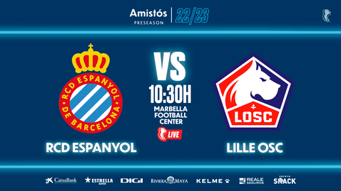 Miniatura para la entrada 🔴 #EspanyolMEDIA | ⚽️ RCD Espanyol 🆚 Lille OSC | Preseason 22/23