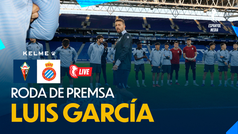 Thumbnail for entry 🔴 LIVE | 🎥 Rueda de prensa de Luis García previa al Mensajero 🆚 Espanyol | #EspanyolMEDIA