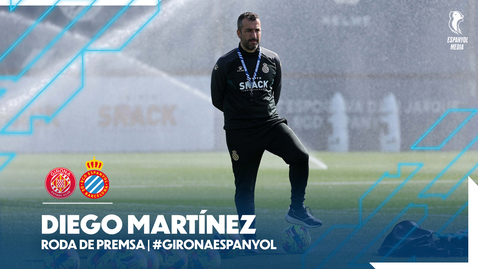 Miniatura para la entrada 🔴 #EspanyolMEDIA | 🎥 Rueda de prensa de Diego Martínez previa al Girona 🆚 Espanyol