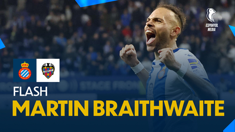 Thumbnail for entry ⚽️⚽️  FLASH | Martin Braithwaite | #EspanyolLevante