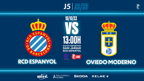 Thumbnail for entry 🔴 #EspanyolMEDIA | ⚽️ Espanyol Femení 🆚 Oviedo Moderno | J5 | 1ªFederacion FUTFEM