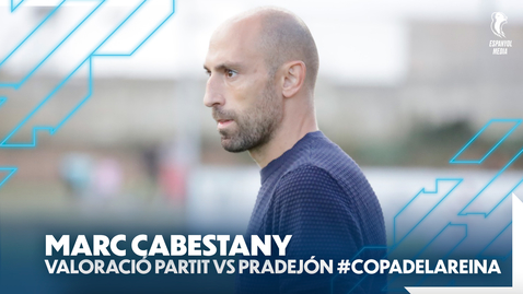 Thumbnail for entry 🎙️ FLASH | Marc Cabestany valora el partido vs CD Pradejón