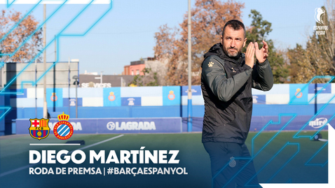 Miniatura para la entrada 🔴 #EspanyolMEDIA | 🎥 Rueda de prensa de Diego Martínez previa al derbi