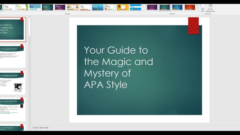 Thumbnail for What is APA? 