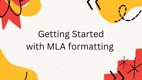 Thumbnail for Getting Started with MLA