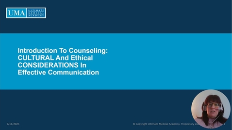 Thumbnail for HS1200 Week 1 Interviewing Cultural and Ethical Considerations