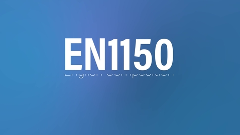 Thumbnail for EN1150 Intro 2023