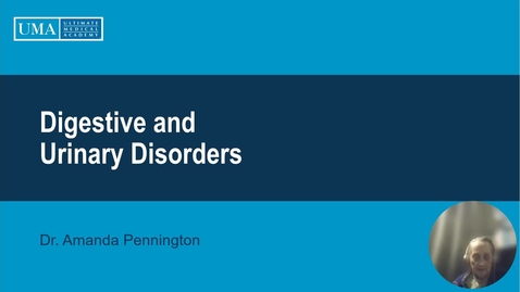 Thumbnail for Digestive and Urinary System Disorders