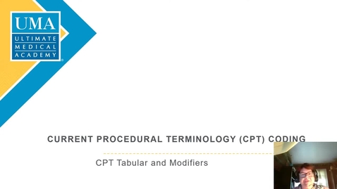 Thumbnail for HT2135 Week 1 CPT Tabular and Modifiers