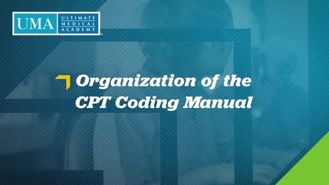 Thumbnail for  HT1775 Organization of the CPT Manual