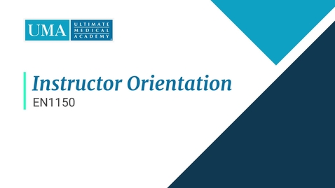Thumbnail for EN1150 Instructor Orientation