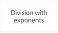 Thumbnail for Division rule for exponents video