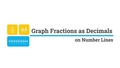 Thumbnail for Graph fractions as decimals on number lines video