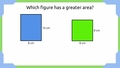 Thumbnail for Compare area and perimeter of rectangles and squares video