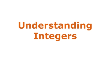 Understanding integers
