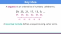 Thumbnail for Find a recursive formula video