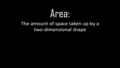 Thumbnail for Area of rectangles and squares video
