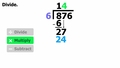 Thumbnail for Divide larger numbers by 1-digit numbers video