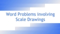Thumbnail for Scale drawings: word problems video