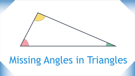Find missing angles in triangles using ratios