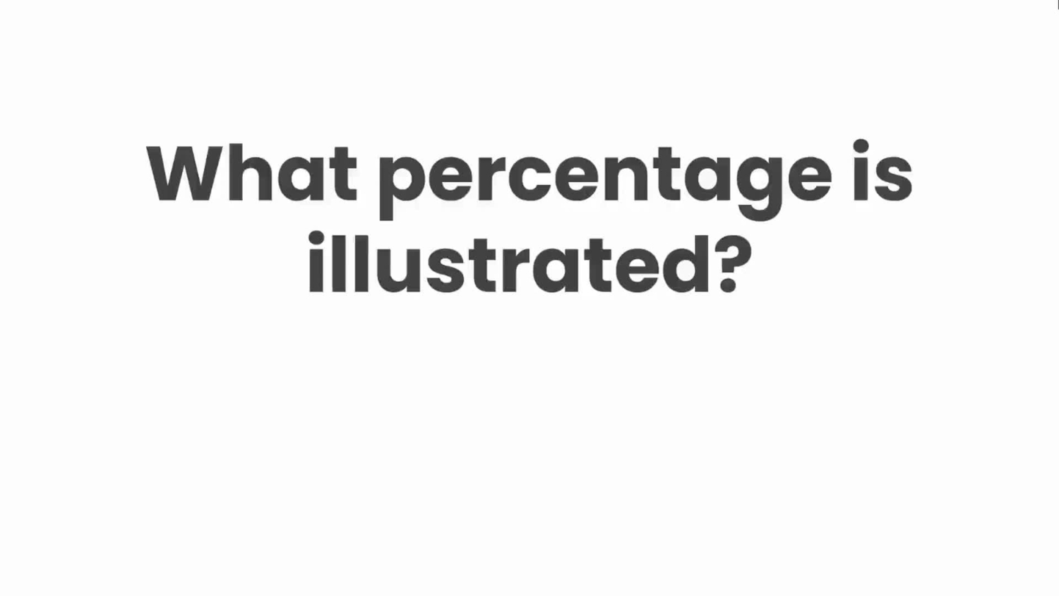What percentage is illustrated?