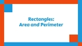 Thumbnail for Rectangles: relationship between perimeter and area word problems video