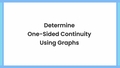 Thumbnail for Determine one-sided continuity using graphs video