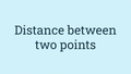 Thumbnail for Distance formula video