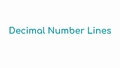 Thumbnail for Decimal number lines video