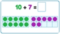 Thumbnail for Make teen numbers with models: addition sentences video