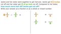 Thumbnail for Add, subtract, multiply, and divide fractions and mixed numbers: word problems video
