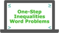 Thumbnail for One-step inequalities: word problems video