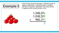 Thumbnail for Add and subtract whole numbers: word problems video