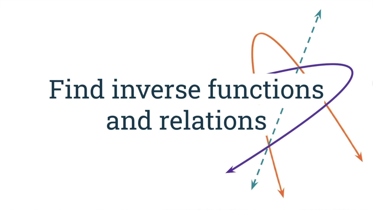 Find inverse functions and relations