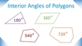 Thumbnail for Interior angles of polygons video