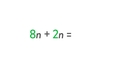 Thumbnail for Simplify expressions by combining like terms video