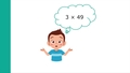 Thumbnail for Estimate products: multiply by 1-digit numbers video