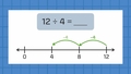 Thumbnail for Divide using number lines video