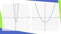 Thumbnail for Characteristics of quadratic functions: graphs video