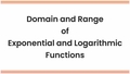 Thumbnail for Domain and range of logarithmic functions video