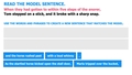 Thumbnail for Create varied sentences based on models video