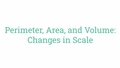 Thumbnail for Perimeter, area, and volume: changes in scale video