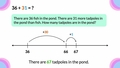 Thumbnail for Match addition and subtraction word problems to equations - up to 100 video
