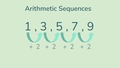 Thumbnail for Identify arithmetic and geometric sequences video