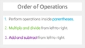 Thumbnail for Evaluate numerical expressions with parentheses video