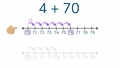 Thumbnail for Add by counting on - sums to 100 video