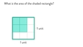 Thumbnail for Multiply fractions to find area video