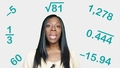 Thumbnail for Identify rational numbers video
