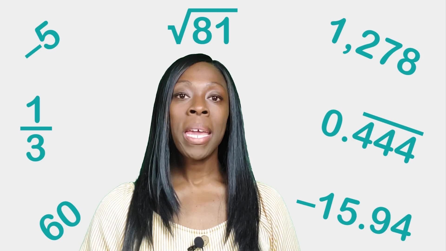 Identify rational numbers